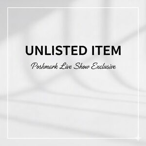 Unlisted Items: Purses, Bags, Jewelry, Clothes